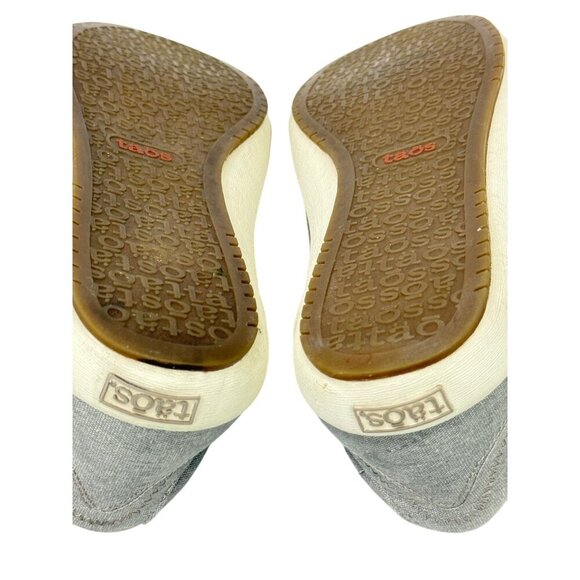 Taos Women's Star Sneakers Grey Wash Canvas Lace Up Casual Size US 9.5 - Picture 7 of 11